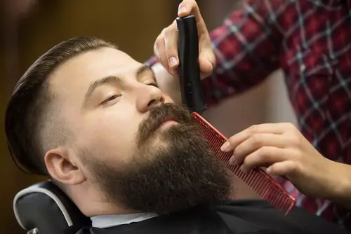 dégradé barbe