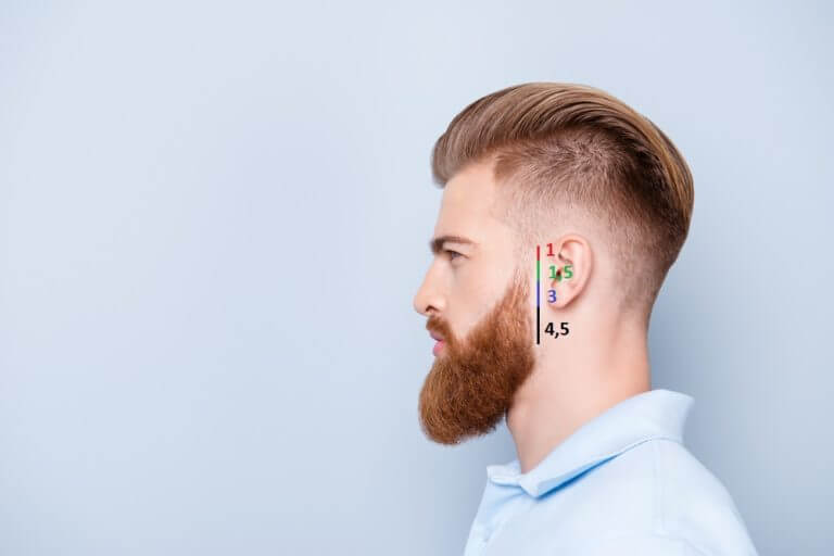 Dégradé barbe : technique simple à la tondeuse - BarbeTendance