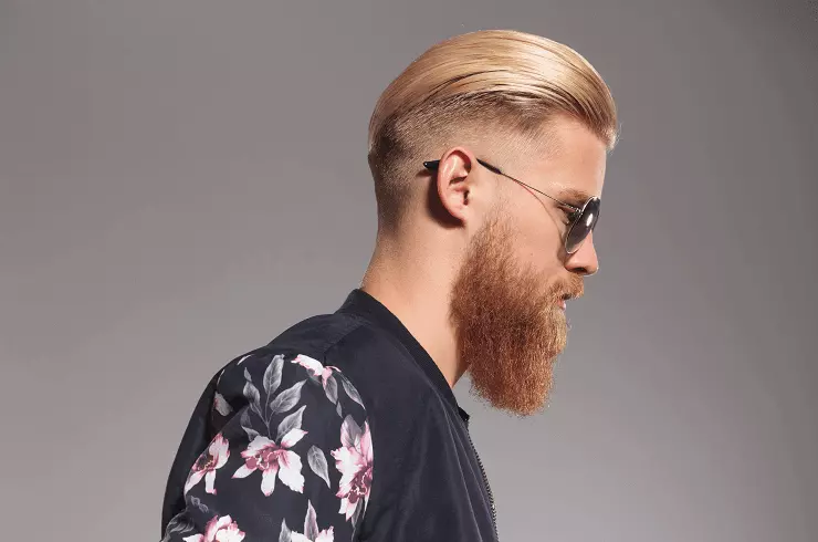 dégradé barbe